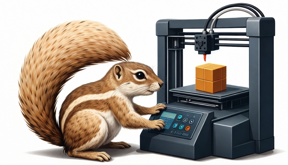 3D Printing Squirrel